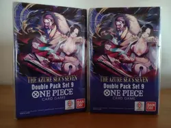 One Piece TCG Azure Sea Seven Double Pack Set 9 – English – New & Sealed - Image 1