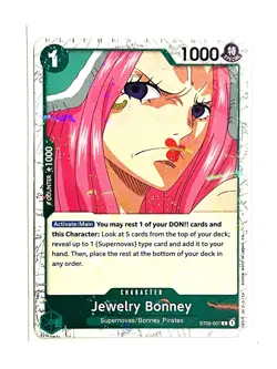 Jewelry Bonney ST02-007 Common Foil PRBO2 The Best Vol. 2 Version ONE PIECE TCG - Image 1