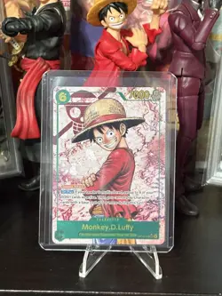 2025 One Piece TCG Carrying On His Will Monkey.D.Luffy Alt Art OP13-118 SEC - Image 1