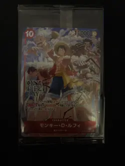 SEALED One Piece Card Monkey D. Luffy Promo "One Piece Day 2024"Promo ST10-006 - Image 1