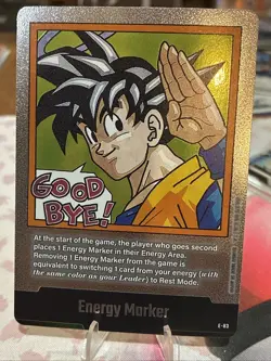 Energy Marker E-83 Silver Manga Booster 02 Dragon Ball Fusion Tcg Card English - Image 1