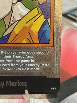 Energy Marker E-83 Silver Manga Booster 02 Dragon Ball Fusion Tcg Card English - Image 2