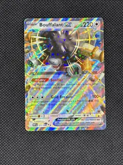 Bouffalant EX 077/086 Sv: White Flare Double Rare Holo Pokemon TCG Card NM - Image 1