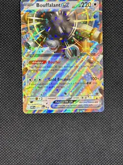 Bouffalant EX 077/086 Sv: White Flare Double Rare Holo Pokemon TCG Card NM - Image 5
