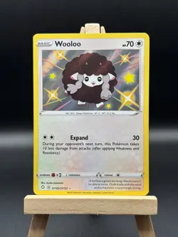Wooloo - SV103/SV122 - Pokemon Shining Fates Sword Shield Shiny Rare Card NM - Image 1