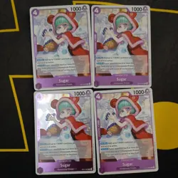 Sugar OP14-063 Azure Sea’s Seven 4 Foil Card Play Set Lot One Piece - Image 1
