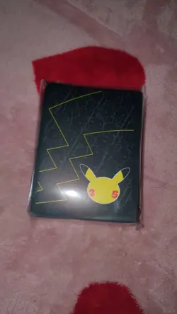 65 X SEALED POKEMON CARD SLEEVES - PIKACHU - CELEBRATIONS ETB - 25 YEAR LIMITED - Image 1