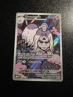 Pokemon TCG Houndstone Illustration Rare Card 145/132 Mega Evolutions Near Mint - Image 1