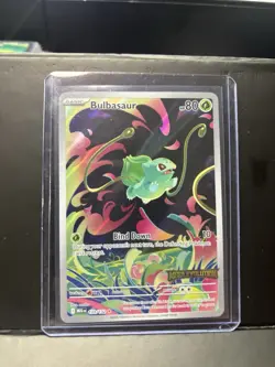 Pokemon TCG Bulbasaur Mega Evolution Stamped Holo Card 133/132 - Image 1