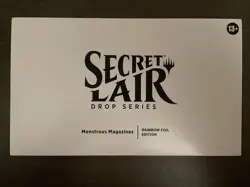 MTG Secret Lair Monstrous Magazines RAINBOW FOIL EDITION Sealed, Ready To Ship - Image 1