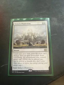 Magic the Gathering Teferi's Protection Double Masters 2022 Regular Card - Image 1