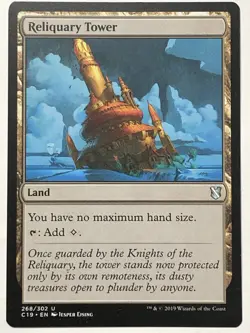 MTG TCG - Reliquary Tower 268/302 Commander 2019 - NM (Free Shipping $5+) - Image 1