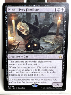 MTG Foundations Nine Lives Familiar 0066 Rare - Image 1