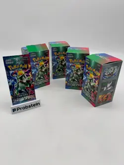 Lot of (130) Pokemon TCG Korean Triple Beat sv1a Booster Packs SEALED - Image 1