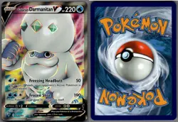 2020 Pokemon, Vivid Voltage, #169/185 Galarian Darmanitan V, Full Art Ultra Rare - Image 1