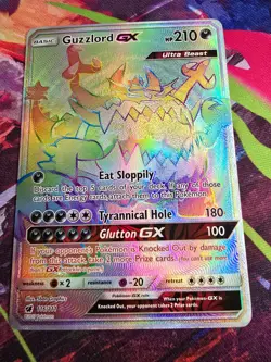 Guzzlord GX 116 /111 Secret NM Pokemon Sun & Moon Crimson Invasion EN - Image 1