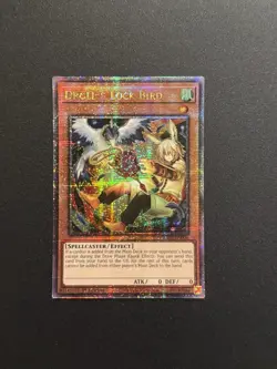 2024 YUGIOH RA02 25TH QCR SECRET RARE DROLL & LOCK BIRD ALT ART NM 💫 - Image 1