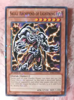 Yu-Gi-Oh! Skull Archfiend of Lightning - BP01-EN006 - Rare - 1st Edition - Image 1