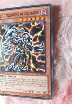 Yu-Gi-Oh! Skull Archfiend of Lightning - BP01-EN006 - Rare - 1st Edition - Image 3