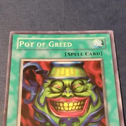 Yu-Gi-Oh! Pot of Greed SD4-EN018 1st Edition Light/Moderate Play *FREE SHIPPING* - Image 2