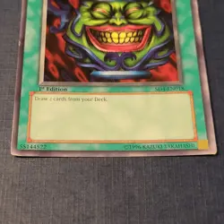 Yu-Gi-Oh! Pot of Greed SD4-EN018 1st Edition Light/Moderate Play *FREE SHIPPING* - Image 3