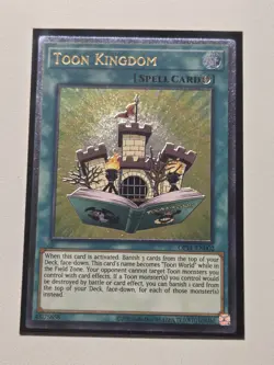 Toon Kingdom (UTR) OP14-EN002 Ultimate Rare Yugioh OTS Tournament Pack 14 NM - Image 1