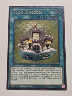 Toon Kingdom (UTR) OP14-EN002 Ultimate Rare Yugioh OTS Tournament Pack 14 NM - Image 2