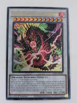 1x Yu-Gi-Oh! Snake-Eyes Vengeance Dragon - ALIN-EN040 - Ultra Rare - NM - Image 1