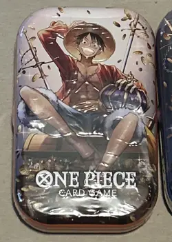 One Piece Card Game Mini-Tin Pack Set Vol.2 New Sealed.Includes Ace, Sabo, Luffy - Image 2