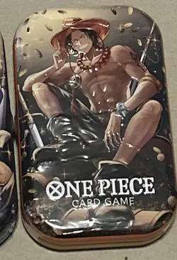 One Piece Card Game Mini-Tin Pack Set Vol.2 New Sealed.Includes Ace, Sabo, Luffy - Image 4