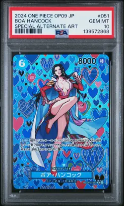 2024 ONE PIECE JPN EMPERORS IN THE NEW WORLD SPECIAL ALT ART BOA HANCOCK PSA 10 - Image 1
