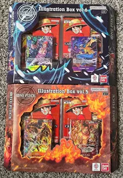 One Piece TCG Illustration Box Vol 5 and Vol 6 BUNDLE SEALED Op-13 Prb-02 Promo - Image 1