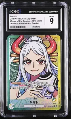 ✨✨ CGC 9 Yamato Alt. Art Leader OP06-022 One Piece Japanese - Image 1