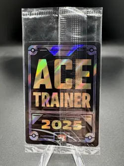 Pokemon TCG Celebratory Fanfare 028 Ace Trainer 2025 Promo Card Unopened Sealed - Image 2