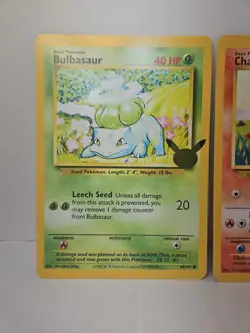 Pokemon First Partners Kanto Starters Jumbo Cards 25th Anniversary CARDS ONLY - Image 2