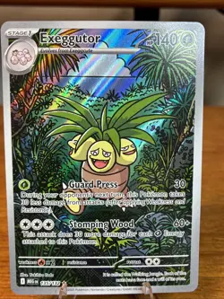 Pokemon TCG Exeggutor 135/132 Mega Evolution English Illustration Card - Image 1