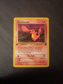Pokemon Card TCG Charmander Team Rocket 50/82 Regular 1st Edition Common #5 - Image 1