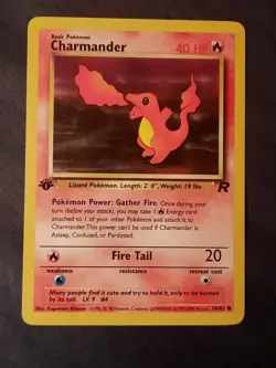 Pokemon Card TCG Charmander Team Rocket 50/82 Regular 1st Edition Common #5 - Image 4
