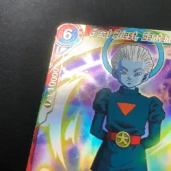 Dragon Ball Super Card Game History of Z BT27-117 SR Great Priest, Sentencing - Image 3