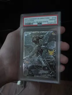 Pokemon TCG Zekrom Celebrations Holo Card Classic Collection 114/114 PSA 10 - Image 1