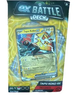 Pokemon TCG EX Battle Deck Tapu Koko EX Factory Sealed 60 cards Level 1 start - Image 2