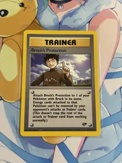 Brock's Protection 101/132 Gym Challenge Regular Pokemon card NM - Image 1