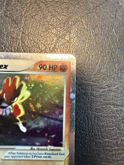 Pokemon TCG Hitmonchan EX Ruby and Sapphire Holo Ultra Rare Card 98/109 MP+ - Image 5