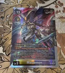 Digimon Card Game Mastemon BT23-102 SEC Hackers' Slumber A03 - Image 1