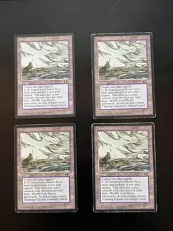 4 x MTG Thawing Glaciers - Alliances - see picts for condition - Image 1