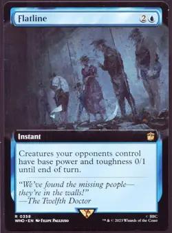 Flatline - 358 - Extended not foil - MTG Universes Beyond Doctor Who - Image 1