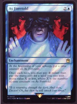 As Foretold - 805 Surge Foil - MTG Doctor Who - Image 1