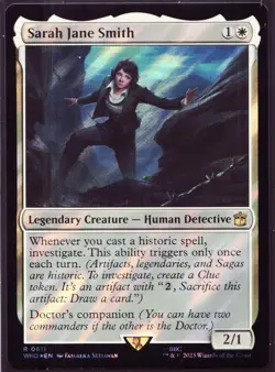 Sarah Jane Smith - 611 Surge Foil - MTG Doctor Who - Image 1