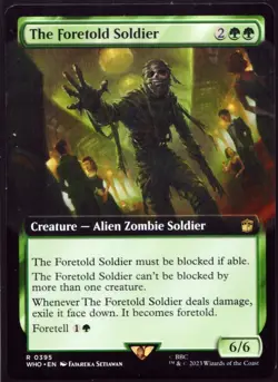 The Foretold Soldier - 395 Extended not foil - MTG Doctor Who - Image 1