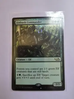 Magic The Gathering, Ambush Commander, Duel Decks: Elves vs. Goblins, Foil - Image 1